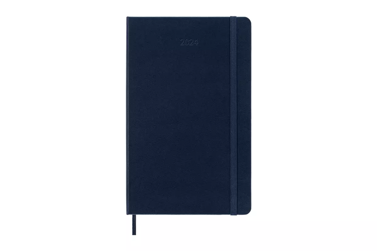 Een Moleskine 2024 12M Weekly Hardcover Large Sapphire Blue koop je bij Moleskine.nl