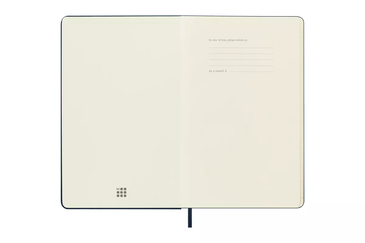 Een Moleskine 2024 12M Weekly Hardcover Large Sapphire Blue koop je bij Moleskine.nl