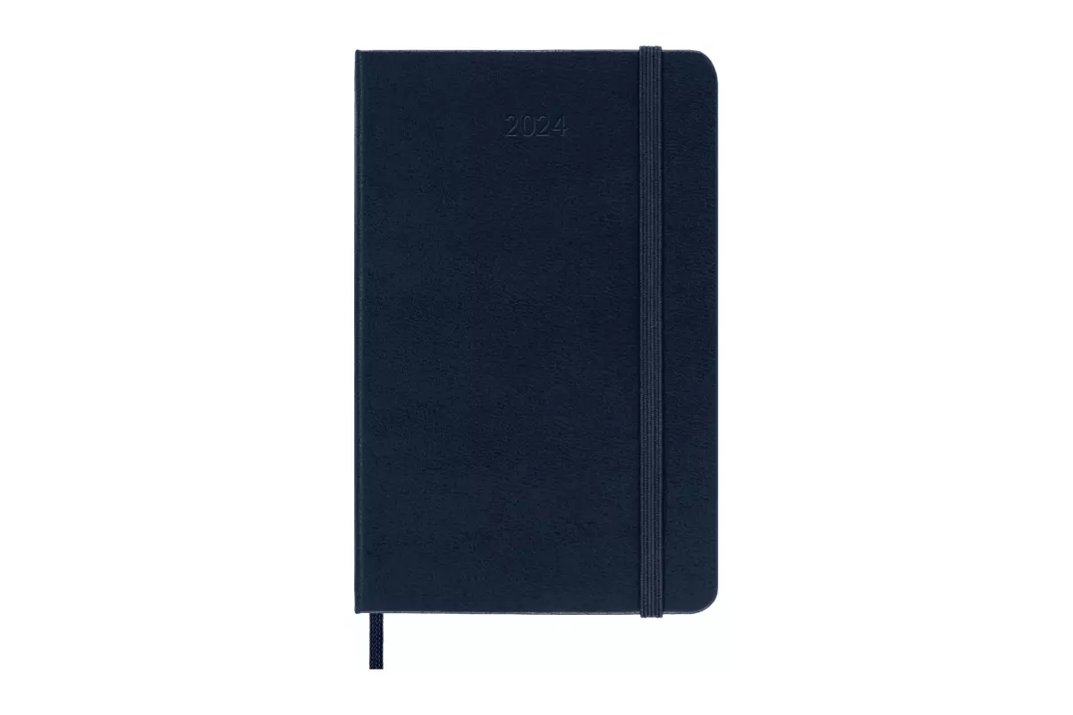 Een Moleskine 2024 12M Weekly Hardcover Pocket Sapphire Blue koop je bij Moleskine.nl