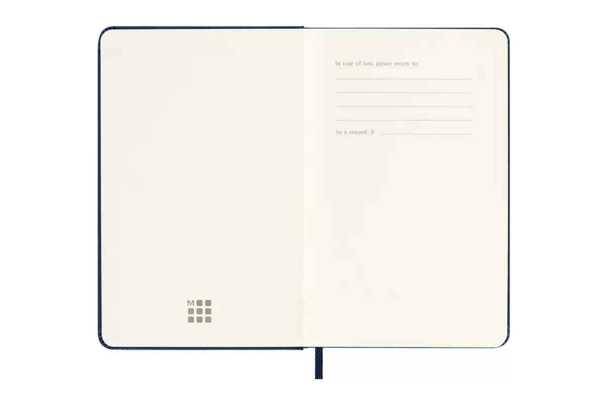 Een Moleskine 2024 12M Weekly Hardcover Pocket Sapphire Blue koop je bij Moleskine.nl