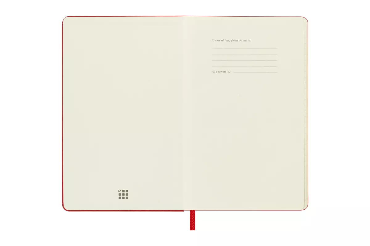 Een Moleskine 2024 12M Weekly Hardcover Pocket Scarlet Red koop je bij Moleskine.nl