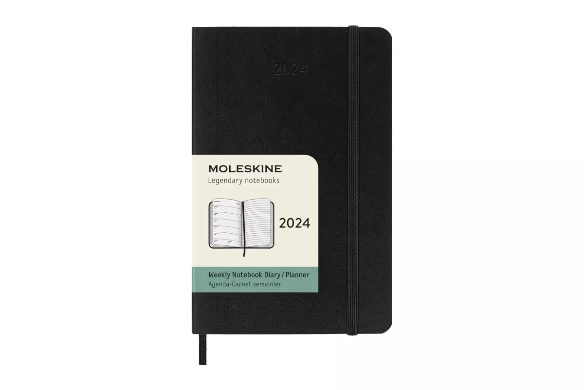 Een Moleskine 2024 12M Weekly Softcover Pocket Black koop je bij Moleskine.nl