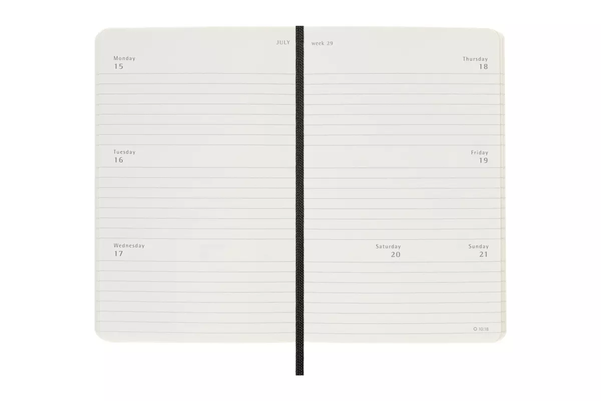 Een Moleskine 2024 12M Weekly Horizontal Softcover Pocket Black koop je bij Moleskine.nl