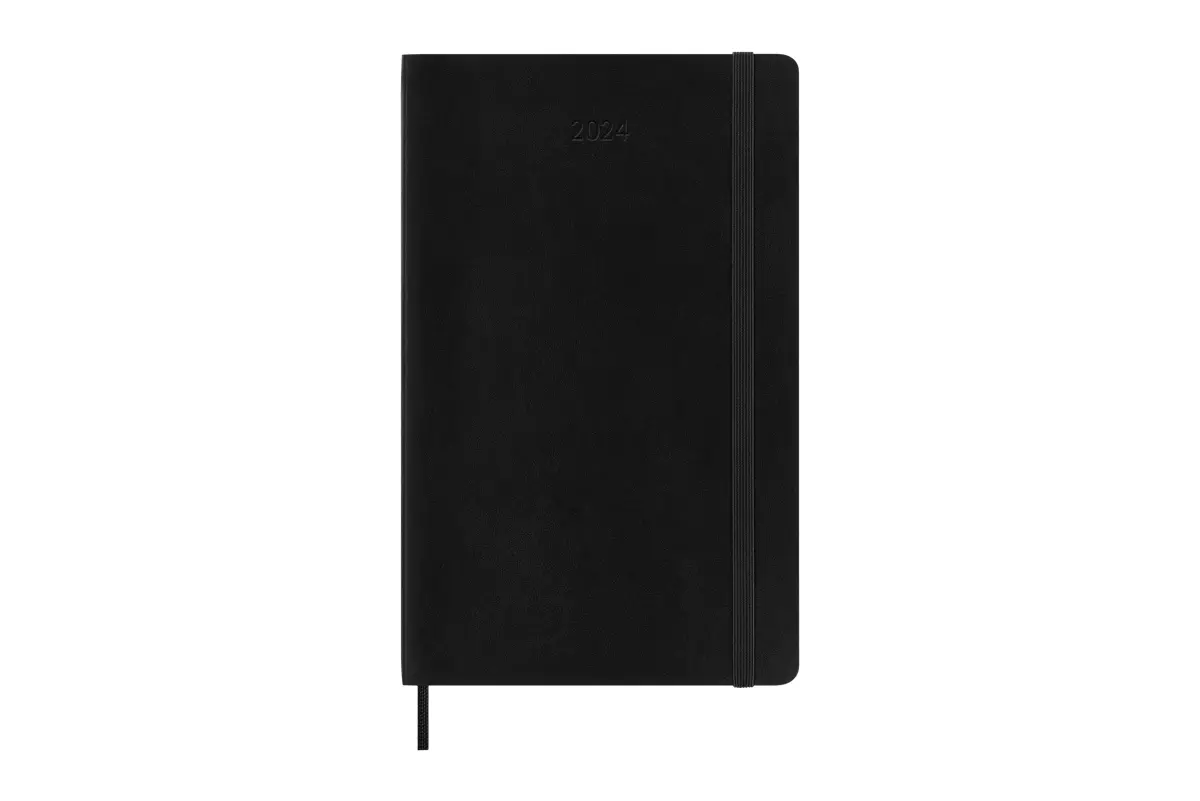 Een Moleskine 2024 12M Weekly Horizontal Softcover Large Black koop je bij Moleskine.nl