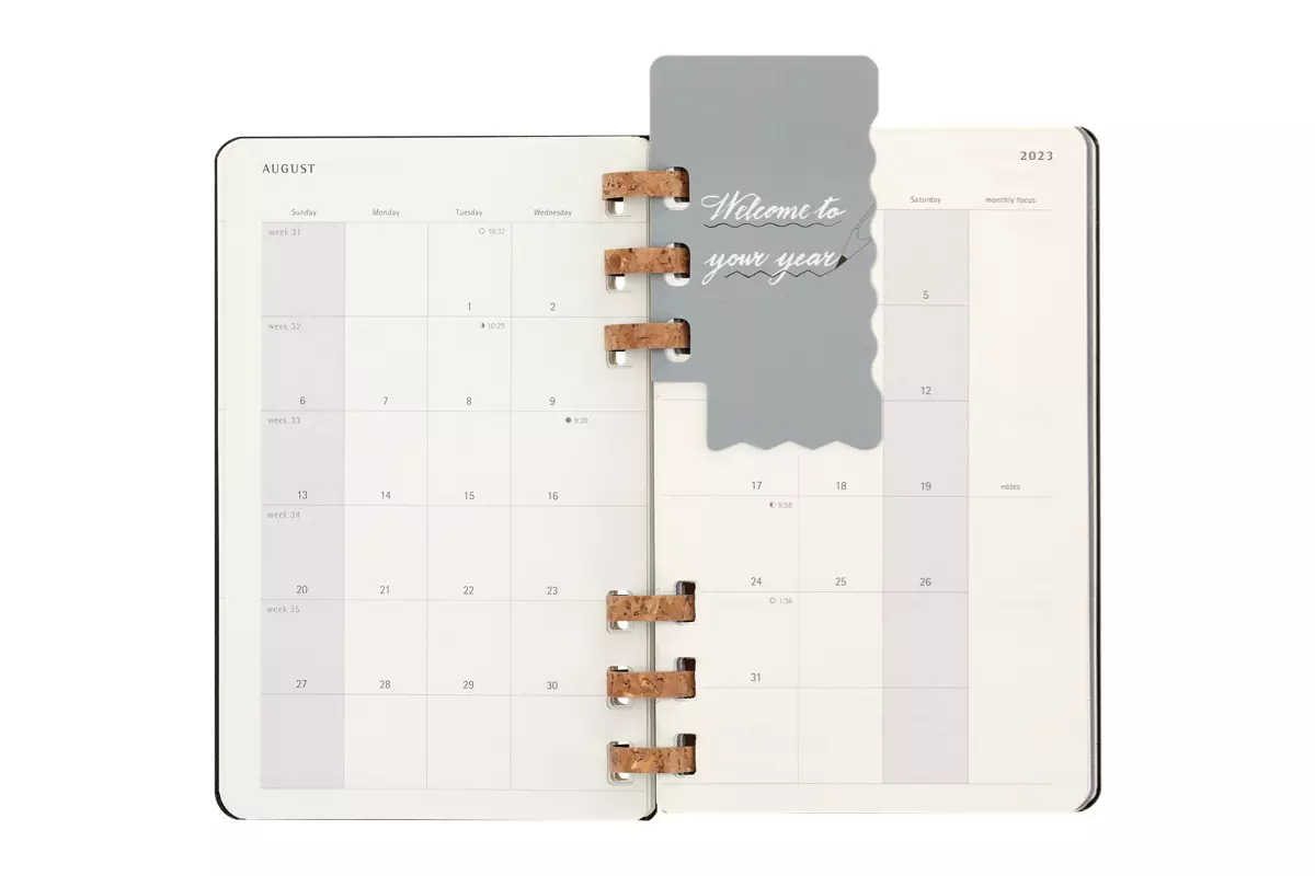 Een Moleskine 12M 2023/2024 Weekly/monthly Student Life Planner Hardcover Large Black koop je bij Moleskine.nl