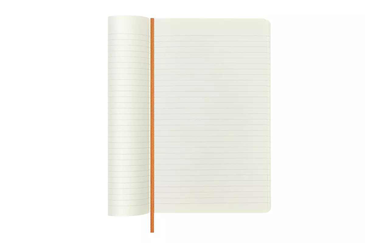 Een Moleskine Precious & Ethical Ruled Softcover Notebook Large Vegan Orange koop je bij Moleskine.nl