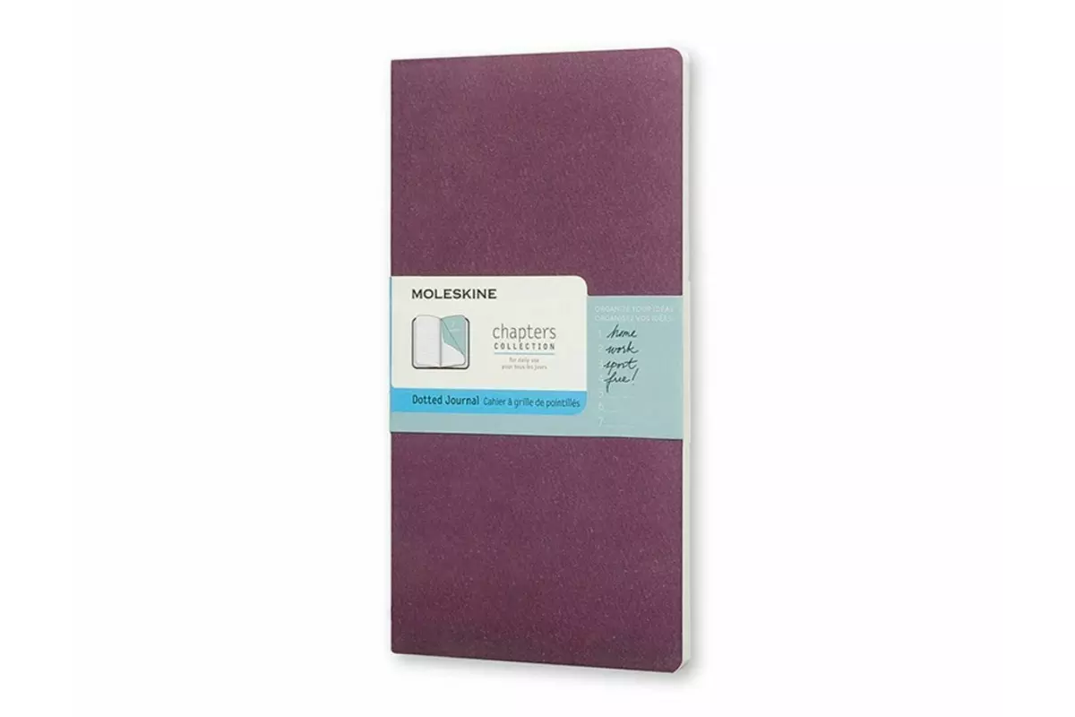 Een Moleskine Chapter Collection Journal Large Dotted Softcover Plum Purple koop je bij Moleskine.nl