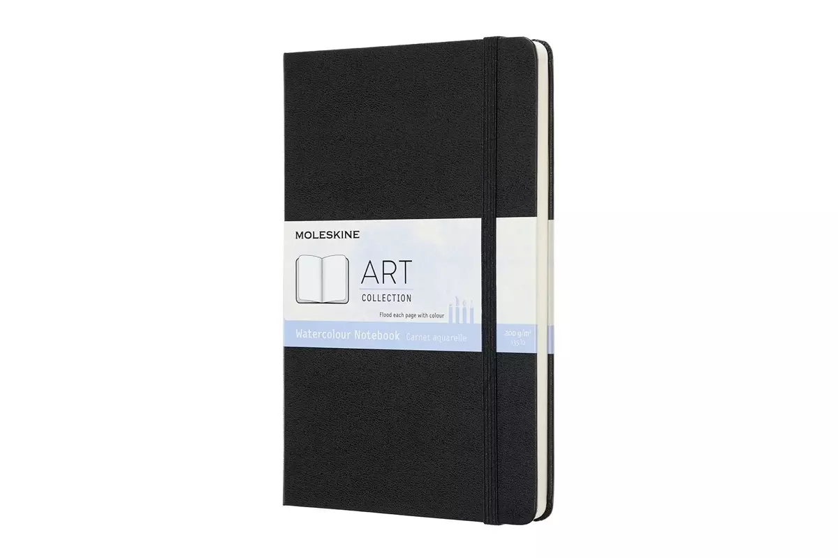 Een Moleskine Watercolor Notebook Hard Cover Large Black koop je bij Moleskine.nl