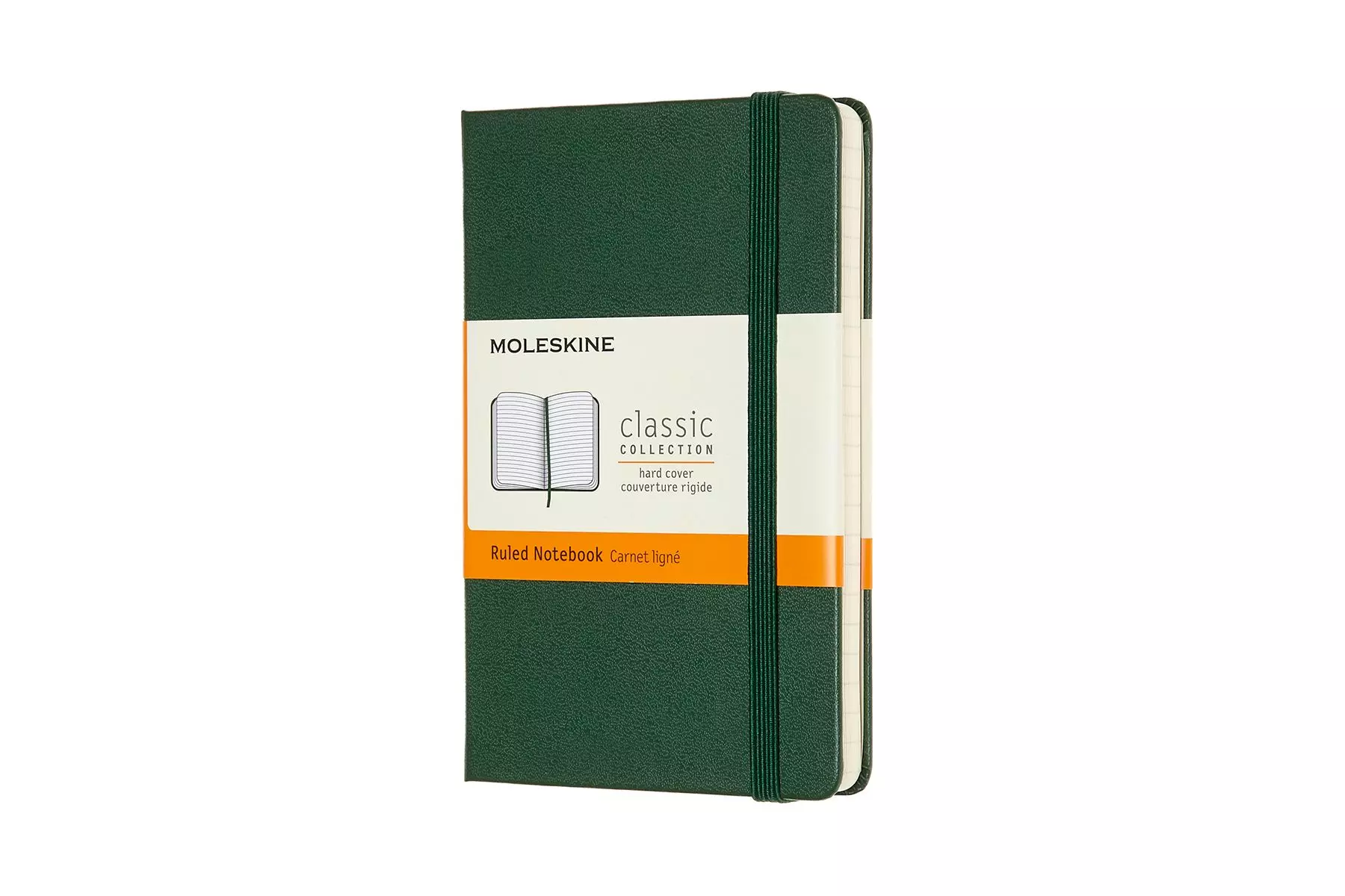 Een Moleskine Ruled Hard Cover Notebook Pocket Myrtle Green koop je bij Moleskine.nl