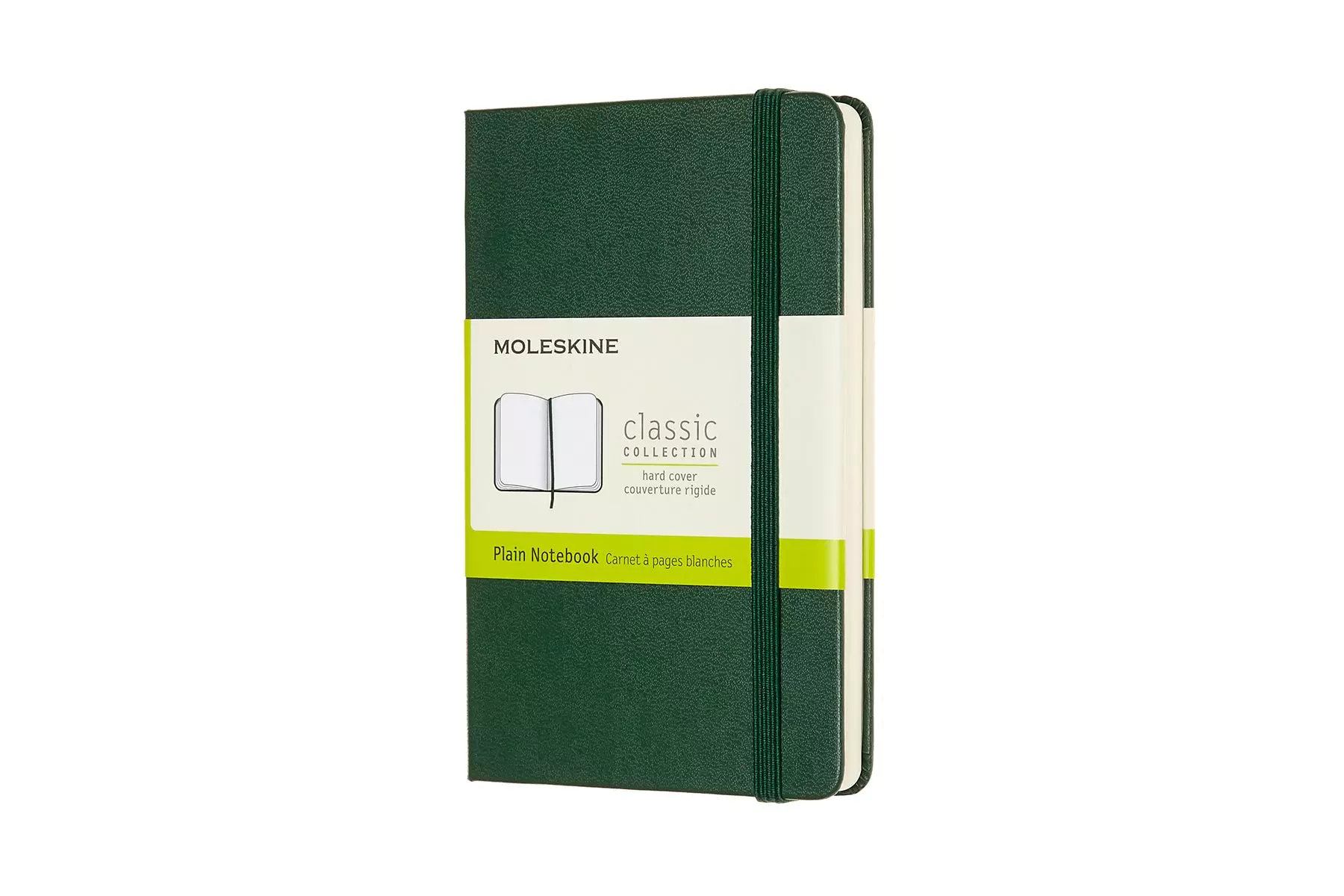 Een Moleskine Plain Hard Cover Notebook Pocket Myrtle Green koop je bij Moleskine.nl