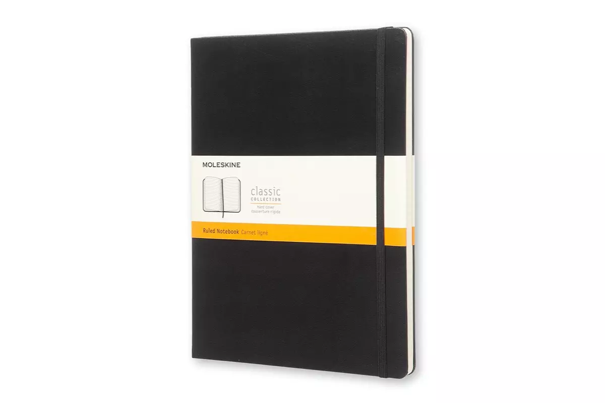 Een Moleskine Ruled Hardcover Notebook XL Black koop je bij Moleskine.nl