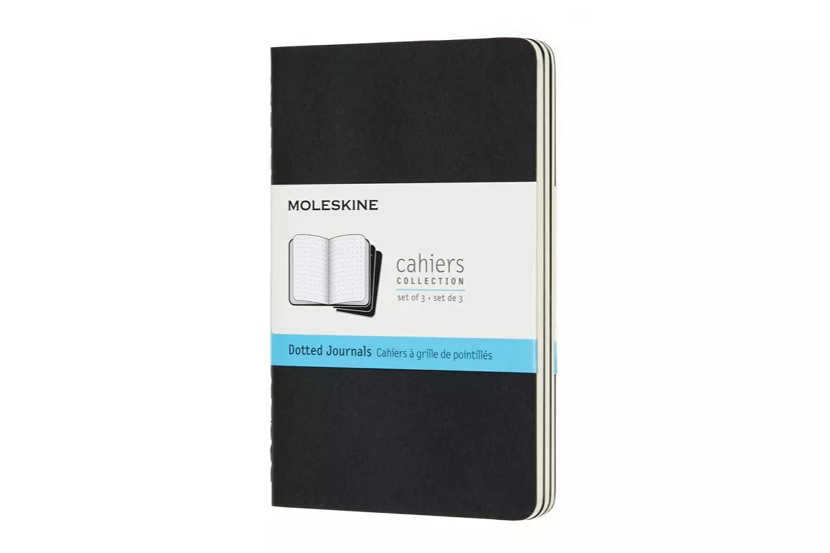 Een Moleskine Cahier Dotted Notebook Pocket Black koop je bij Moleskine.nl