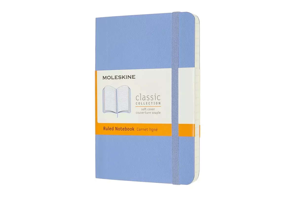 Een Moleskine Ruled Soft Cover Notebook Pocket Hydrangea Blue koop je bij Moleskine.nl