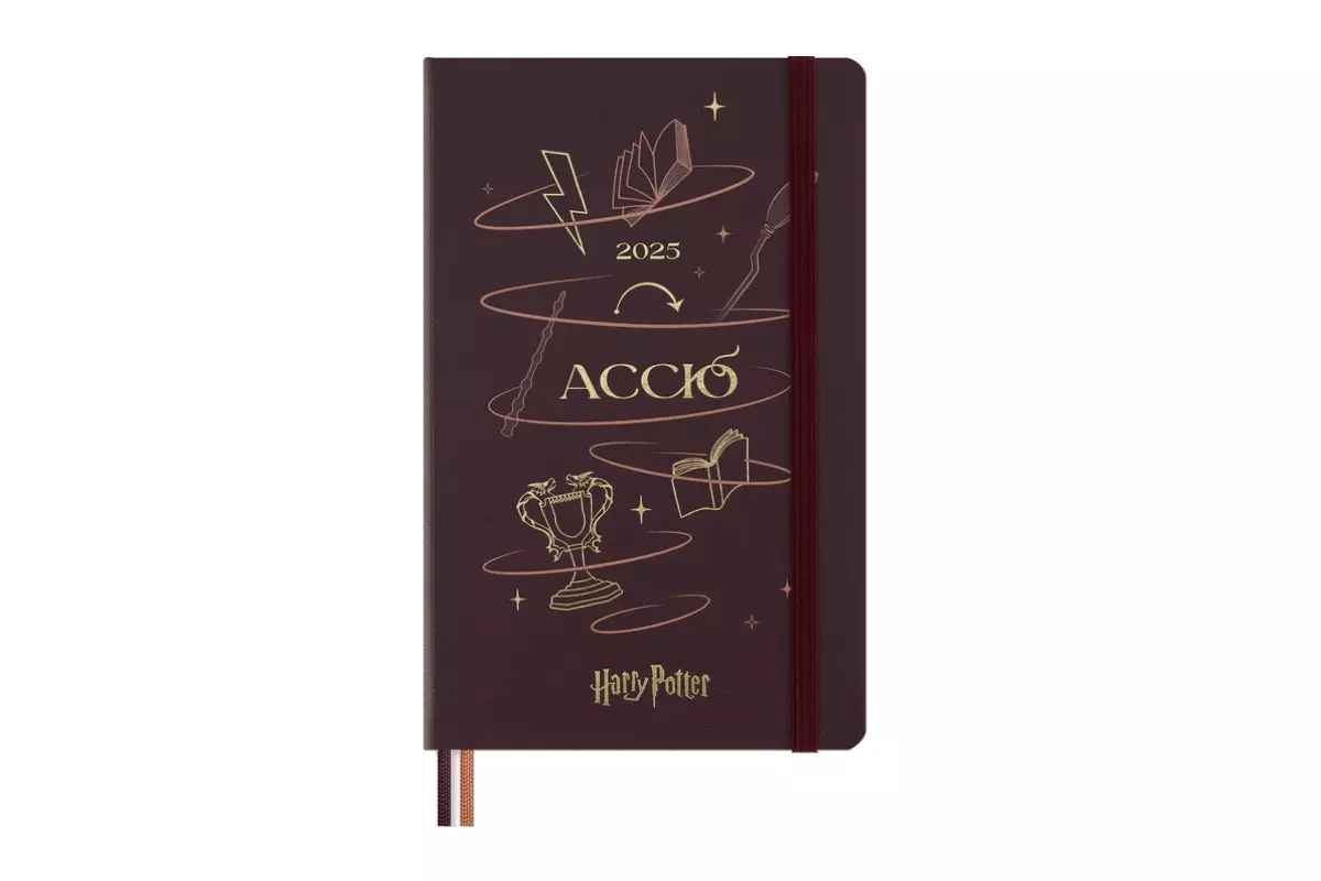 Een Moleskine 2025 12M Harry Potter 'Accio' Daily Hardcover Large (LE) koop je bij Moleskine.nl