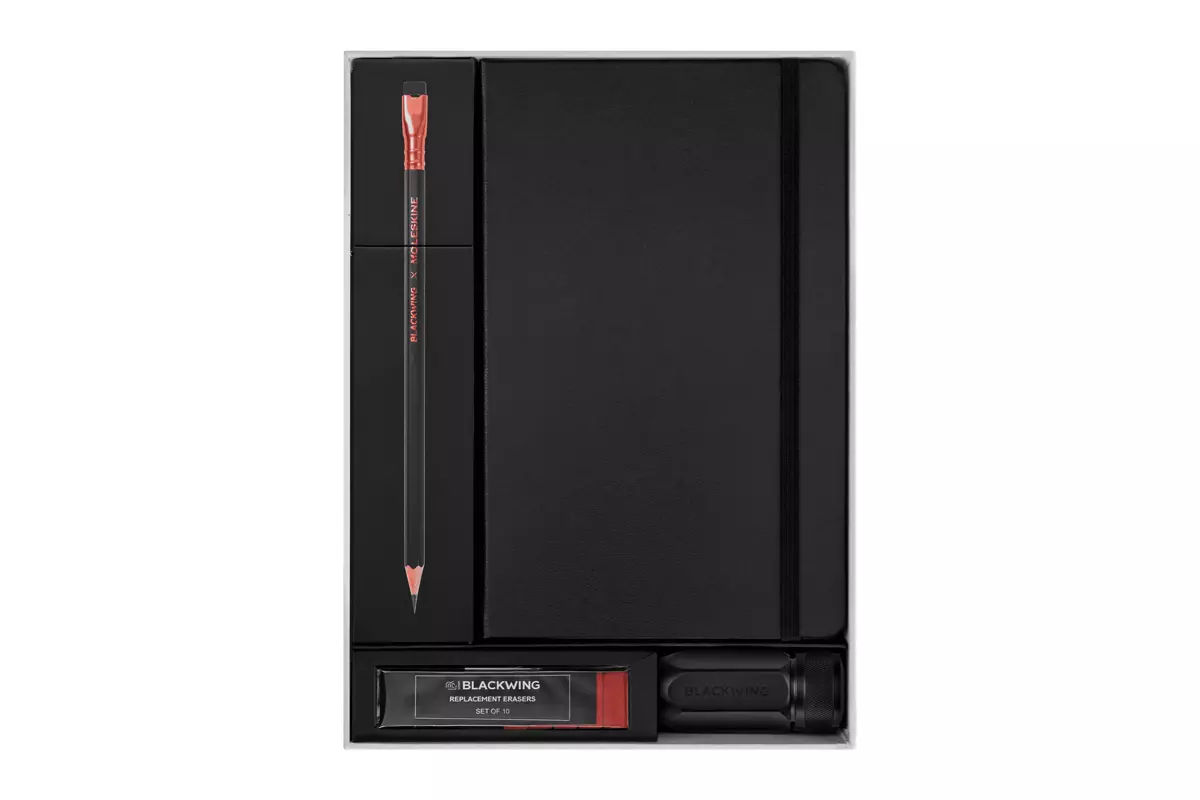 Een Moleskine X Blackwing Creative Set koop je bij Moleskine.nl