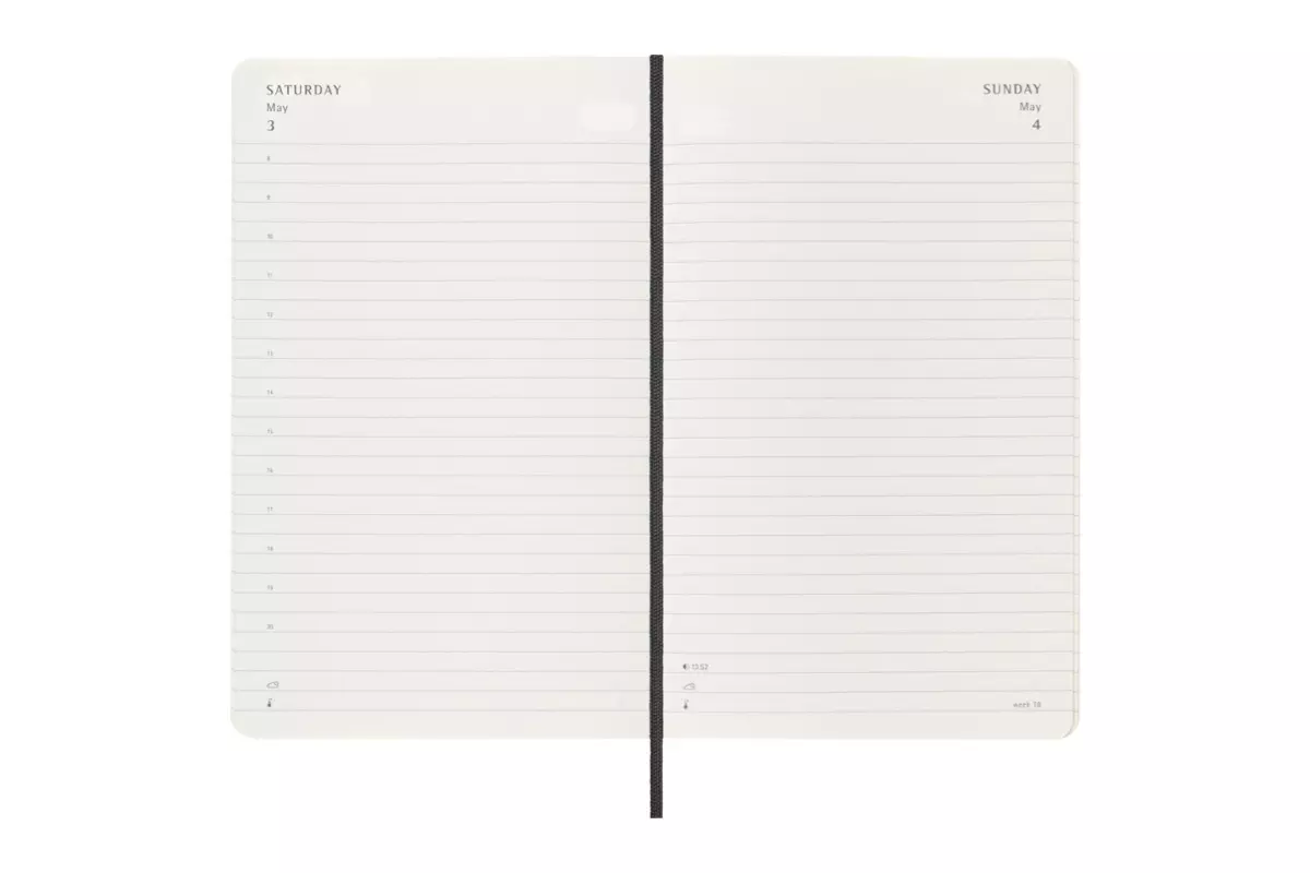 Een Moleskine 2024/2025 18M Daily Softcover Large Black koop je bij Moleskine.nl