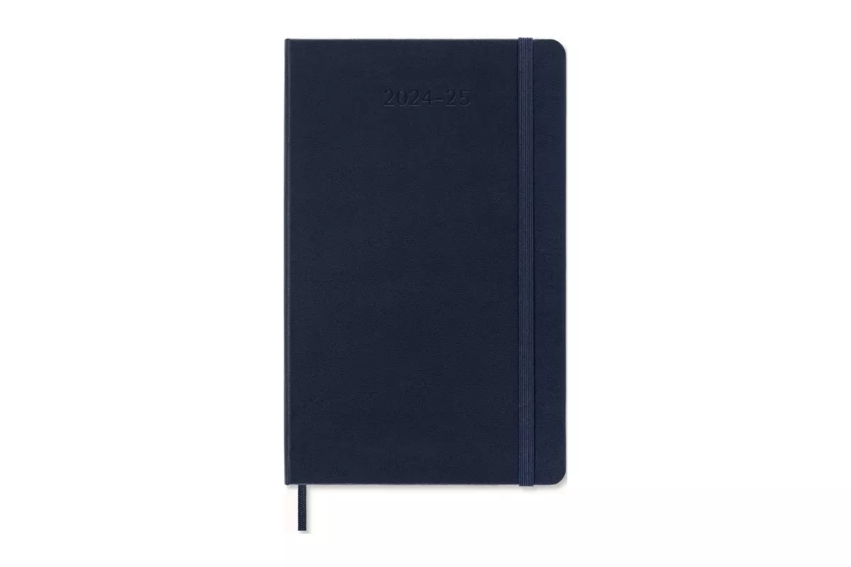 Een Moleskine 2024/2025 18M Weekly Hardcover Large Sapphire Blue koop je bij Moleskine.nl