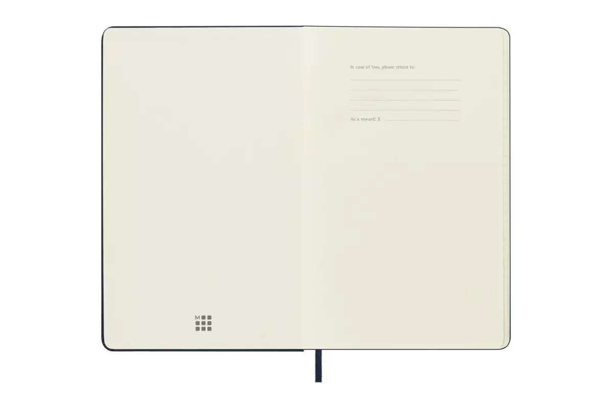 Een Moleskine 2024/2025 18M Weekly Hardcover Large Sapphire Blue koop je bij Moleskine.nl