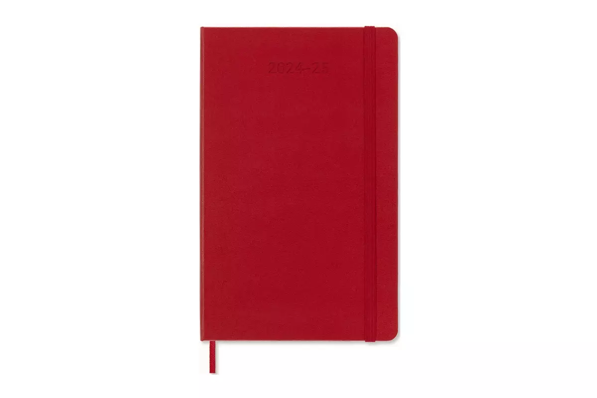 Een Moleskine 2024/2025 18M Weekly Hardcover Large Scarlet Red koop je bij Moleskine.nl