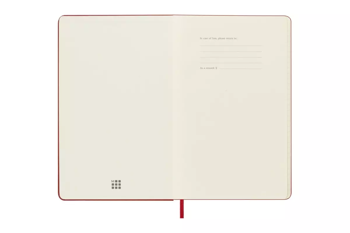 Een Moleskine 2024/2025 18M Weekly Hardcover Large Scarlet Red koop je bij Moleskine.nl