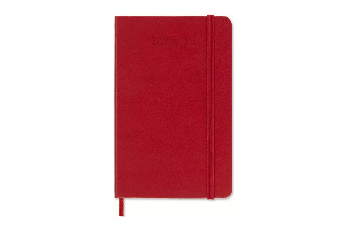 Een Moleskine 2024/2025 18M Weekly Hardcover Pocket Scarlet Red koop je bij Moleskine.nl