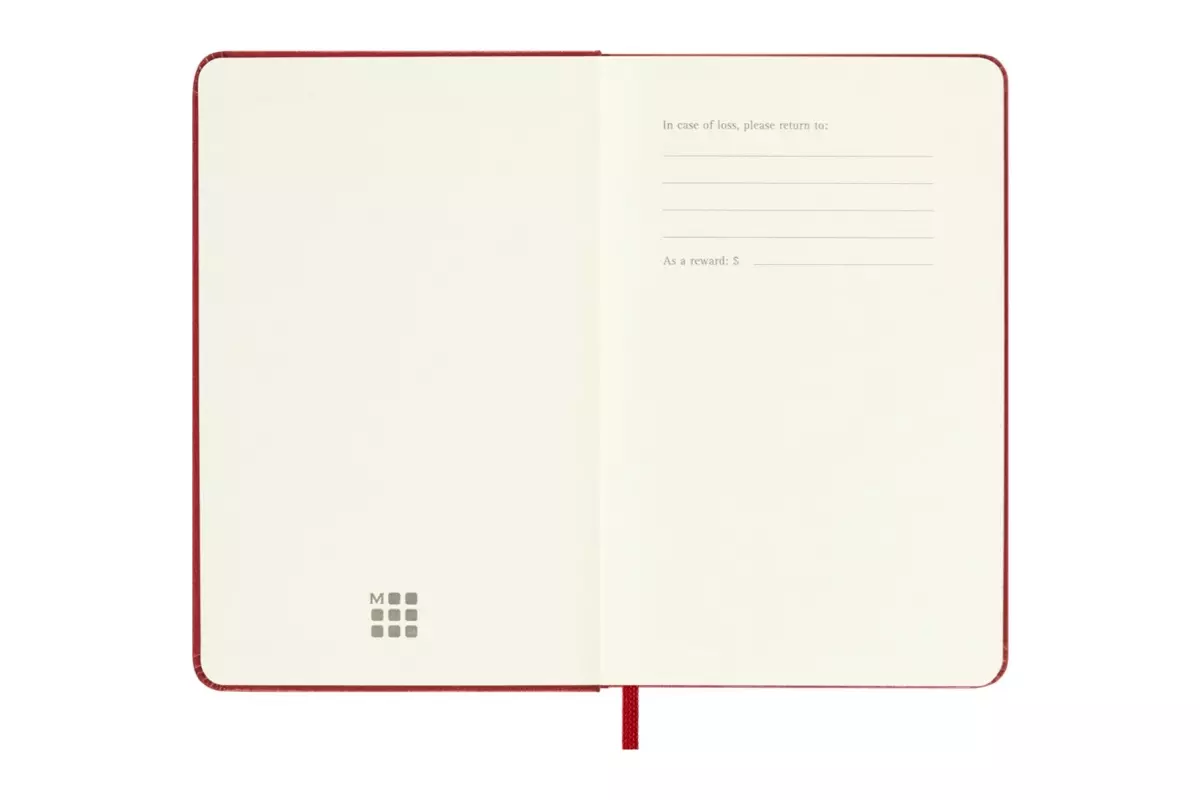 Een Moleskine 2024/2025 18M Weekly Hardcover Pocket Scarlet Red koop je bij Moleskine.nl