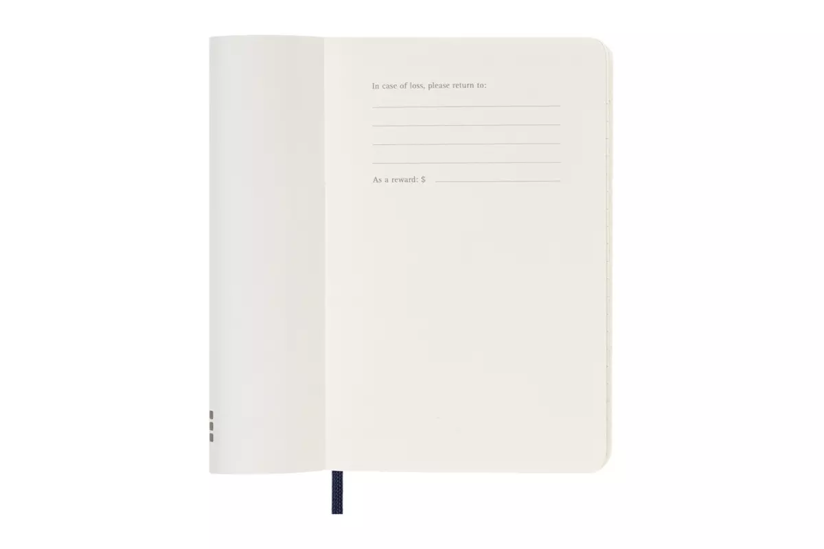 Een Moleskine 2024/2025 18M Weekly Softcover Pocket Sapphire Blue koop je bij Moleskine.nl