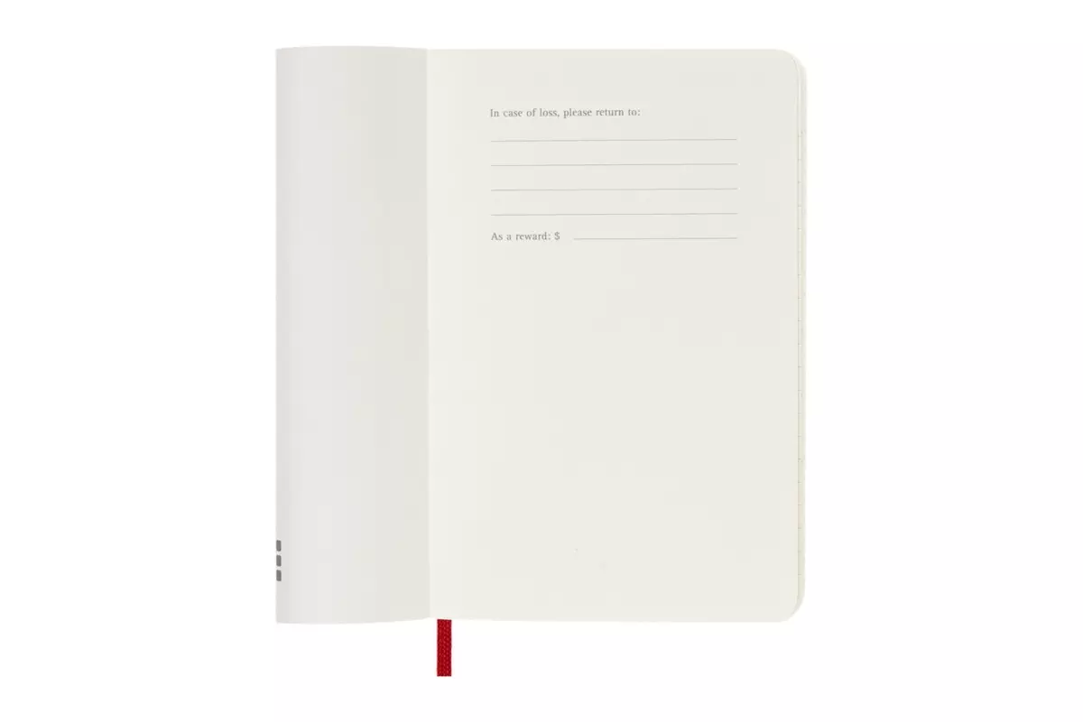 Een Moleskine 2024/2025 18M Weekly Softcover Pocket Scarlet Red koop je bij Moleskine.nl