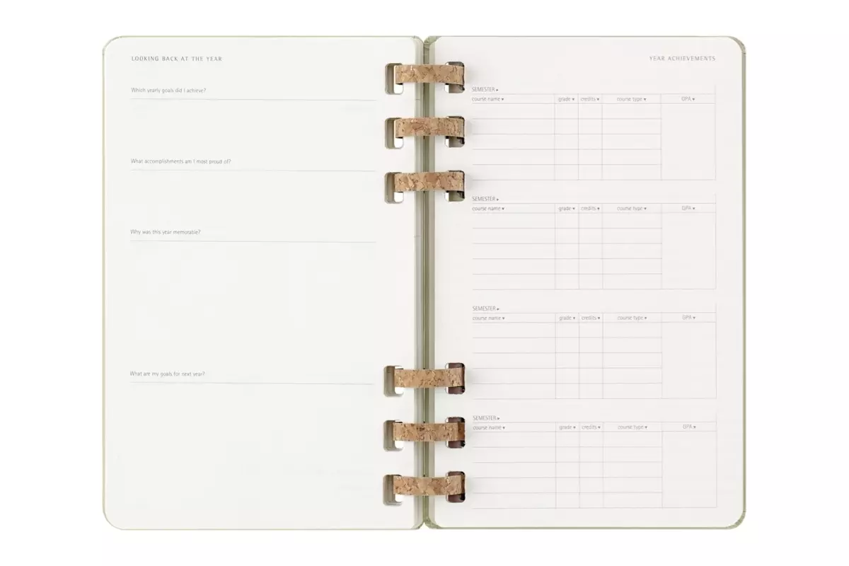 Een Moleskine 2024/2025 12M Academic Spiral Weekly/Monthly Hardcover Large Crush Kiwi koop je bij Moleskine.nl