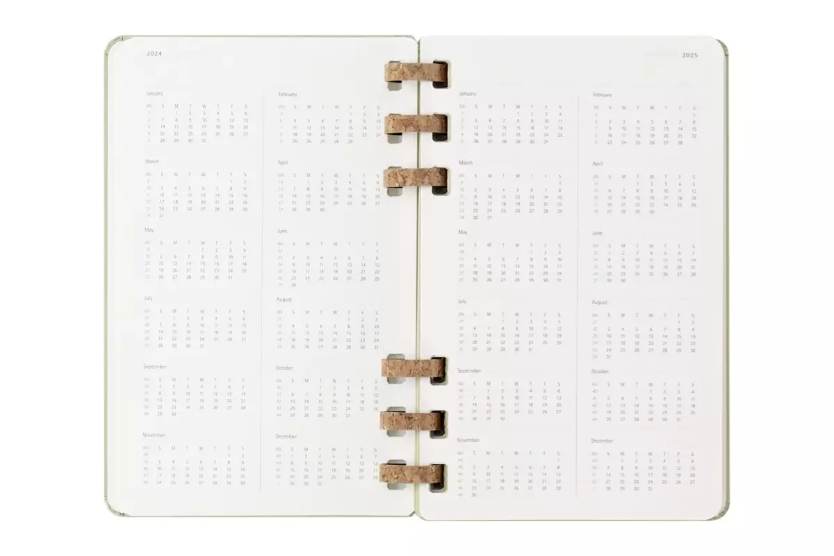 Een Moleskine 2024/2025 12M Academic Spiral Weekly/Monthly Hardcover Large Crush Kiwi koop je bij Moleskine.nl