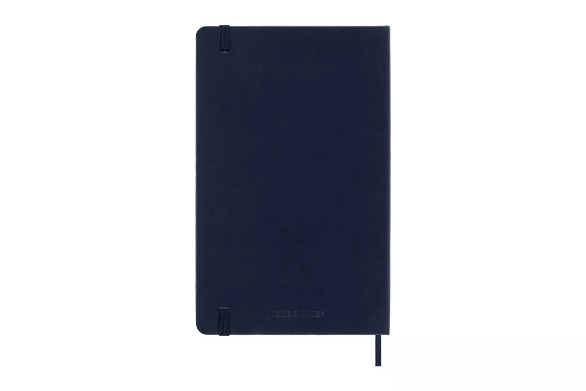 Een Moleskine 2025 12M Daily Hardcover Large Sapphire Blue koop je bij Moleskine.nl