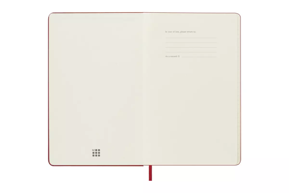 Een Moleskine 2025 12M Daily Hardcover Large Scarlet Red koop je bij Moleskine.nl