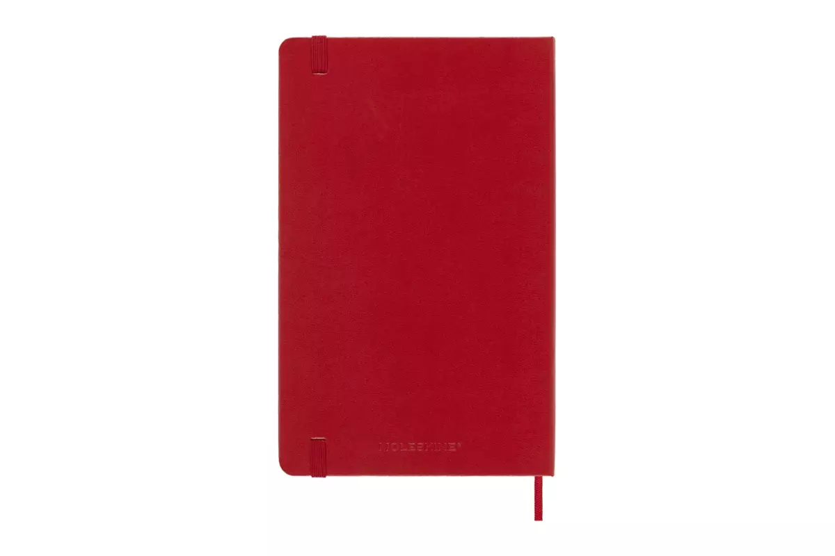 Een Moleskine 2025 12M Daily Hardcover Large Scarlet Red koop je bij Moleskine.nl