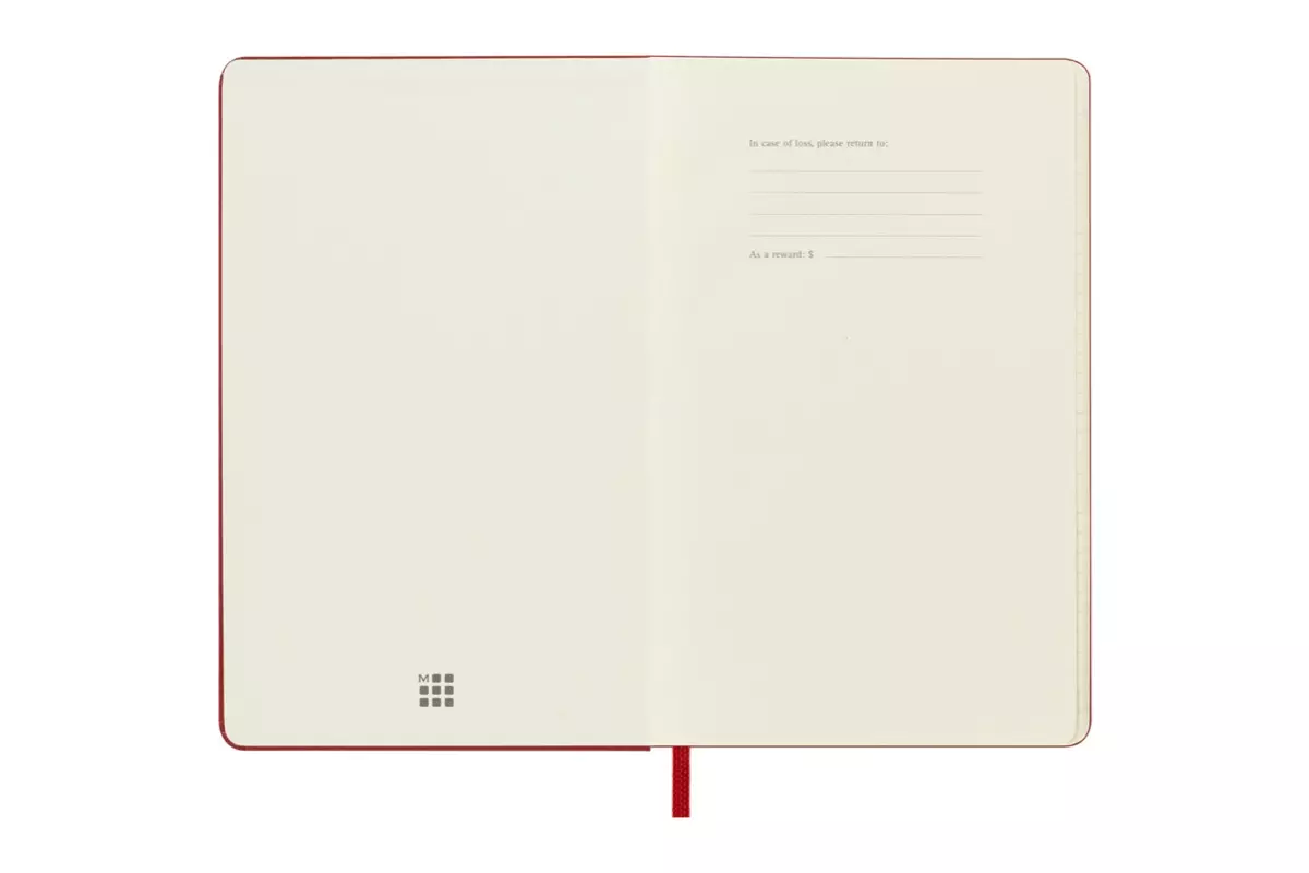 Een Moleskine 2025 12M Daily Hardcover Pocket Scarlet Red koop je bij Moleskine.nl