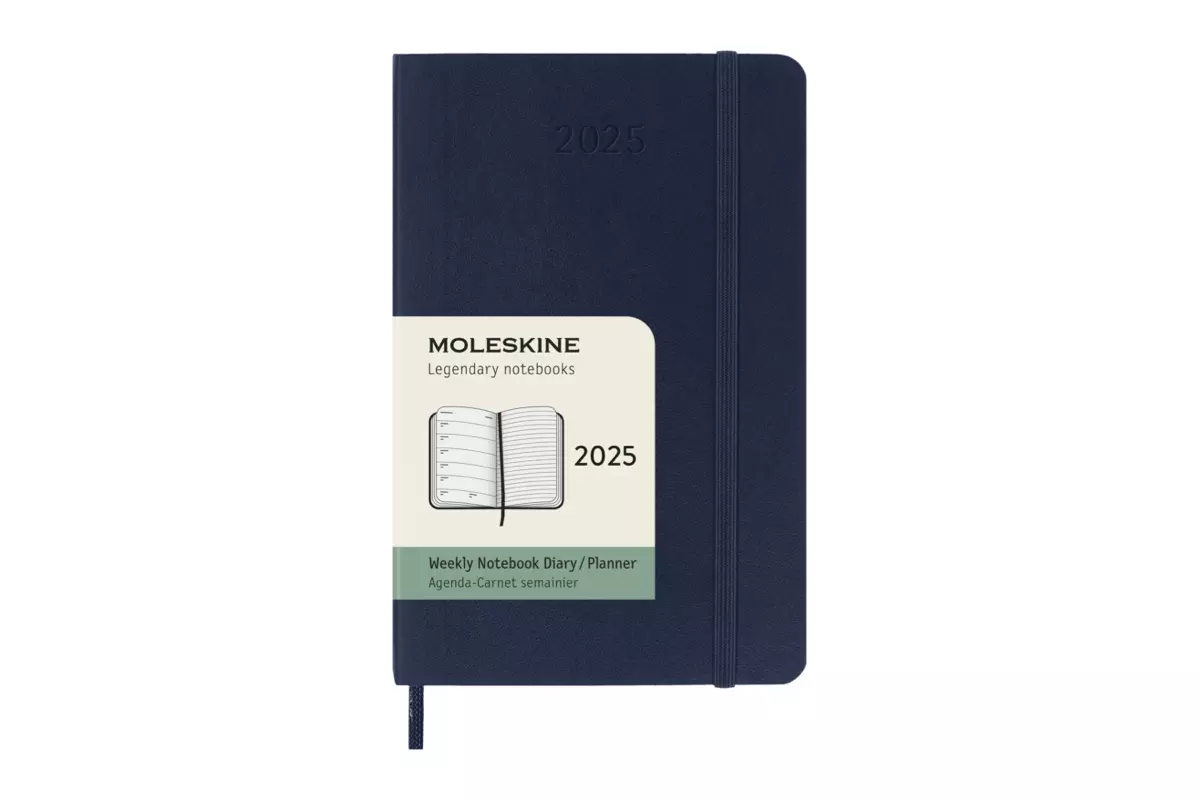 Een Moleskine 2025 12M Weekly Softcover Pocket Sapphire Blue koop je bij Moleskine.nl