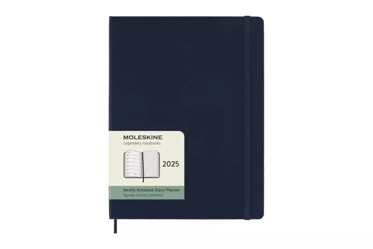 Een Moleskine 2025 12M Weekly Hardcover XL Sapphire Blue koop je bij Moleskine.nl