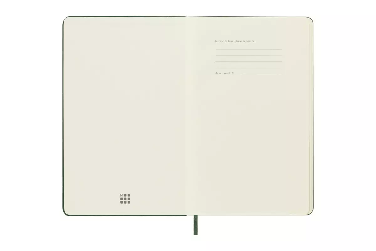 Een Moleskine 2025 12M Weekly Hardcover Large Myrtle Green koop je bij Moleskine.nl