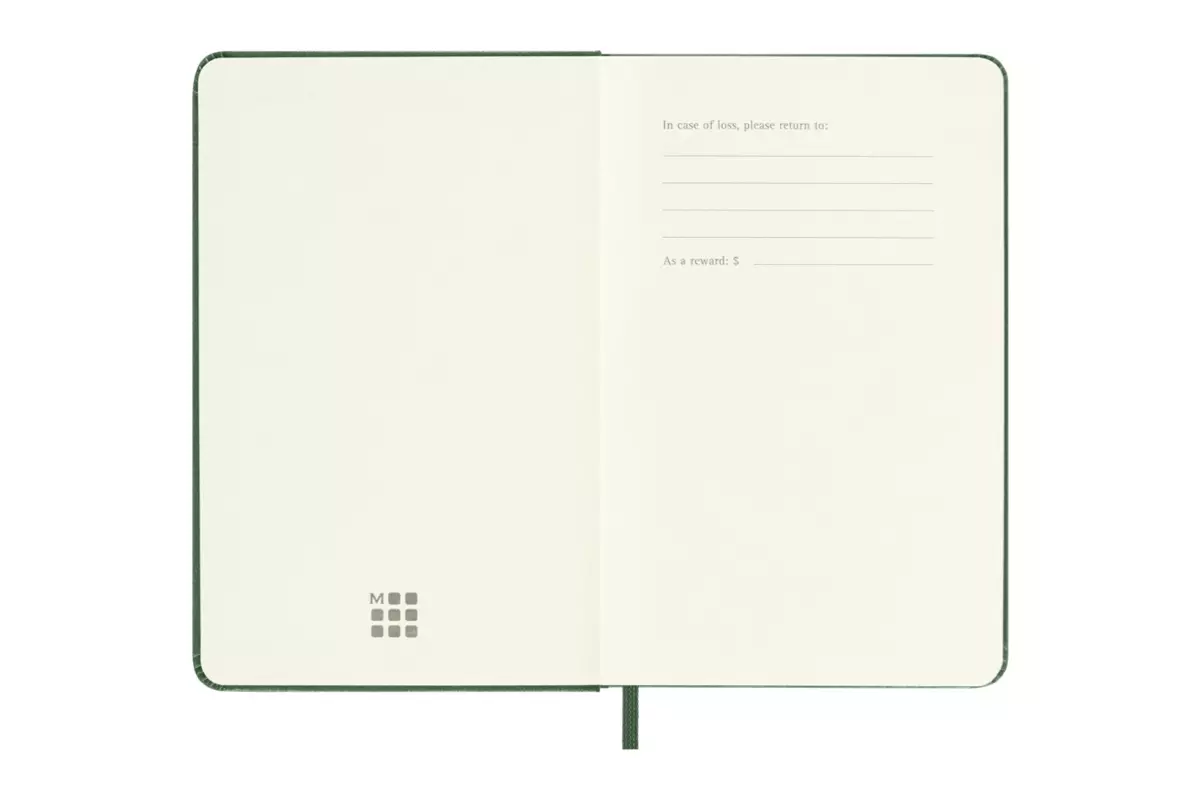 Een Moleskine 2025 12M Daily Hardcover Pocket Myrtle Green koop je bij Moleskine.nl