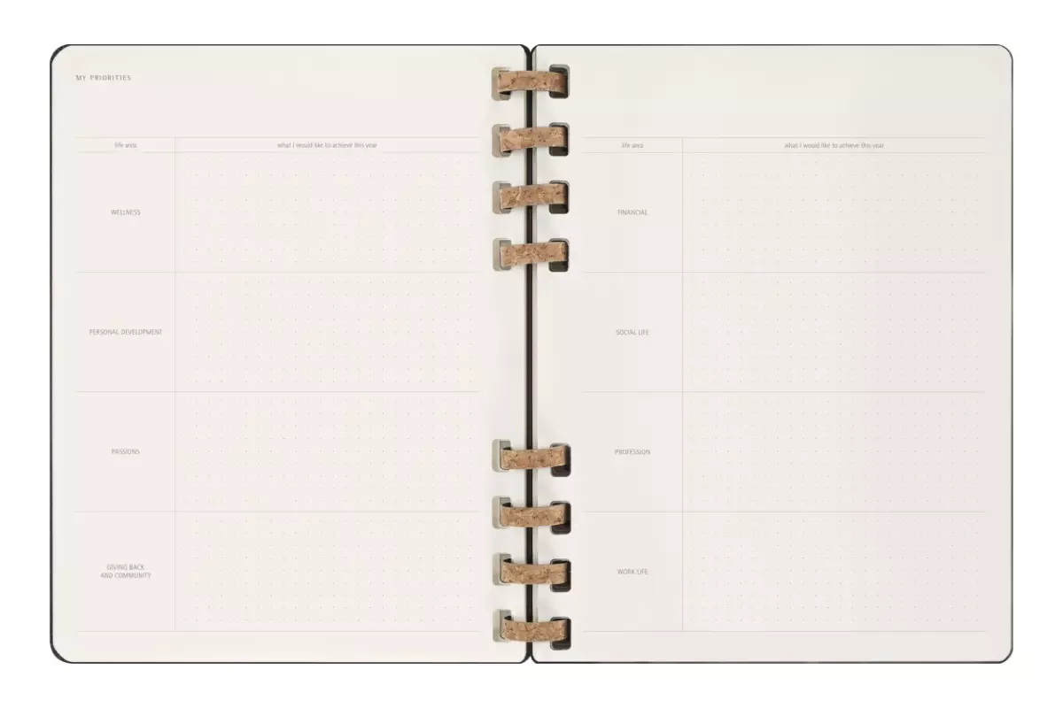 Een Moleskine 2025 12M Weekly/Monthly Life Spiral Planner Hardcover XL Black koop je bij Moleskine.nl