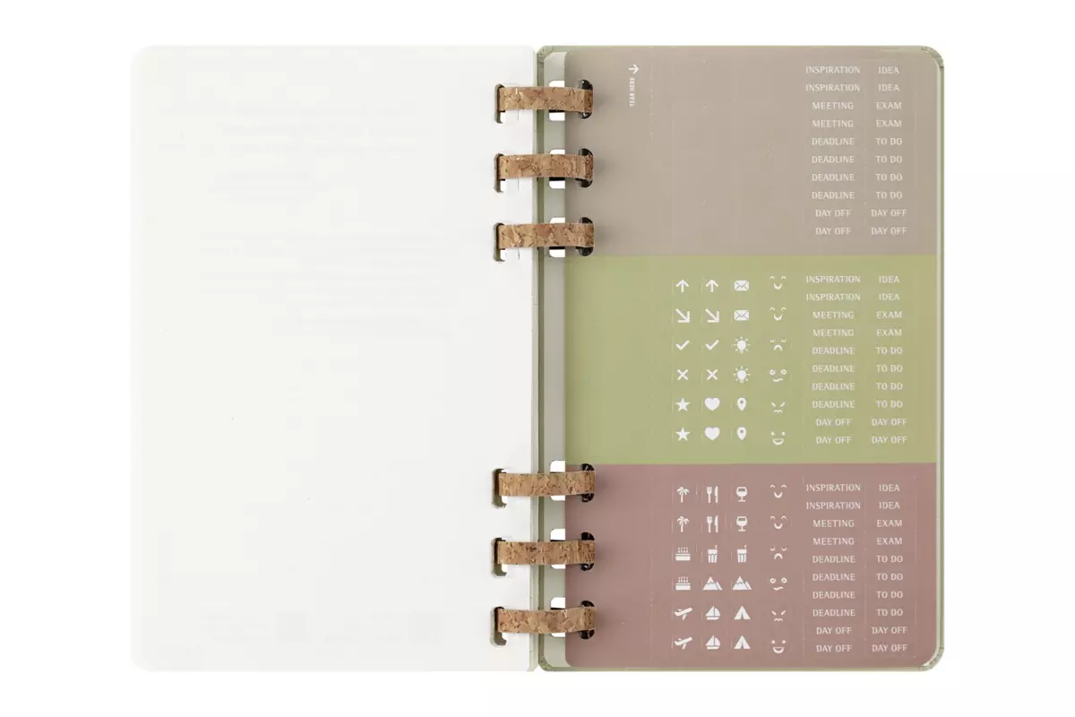 Een Moleskine 2025 12M Weekly/Monthly Life Spiral Planner Softcover Large Crush Kiwi koop je bij Moleskine.nl