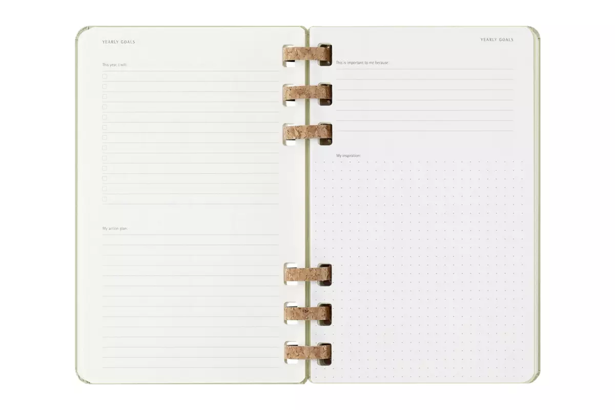 Een Moleskine 2025 12M Weekly/Monthly Life Spiral Planner Softcover Large Crush Kiwi koop je bij Moleskine.nl