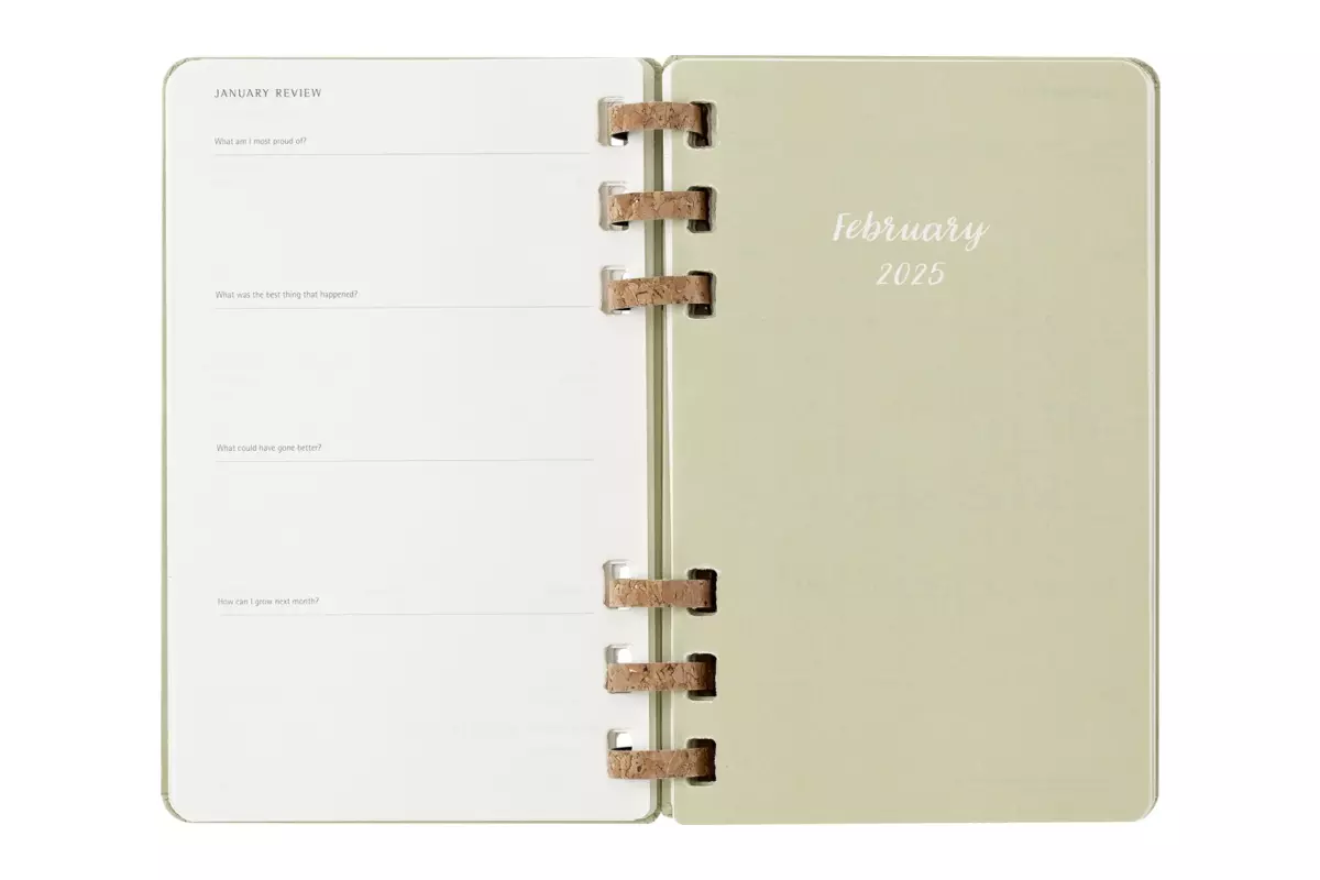 Een Moleskine 2025 12M Weekly/Monthly Life Spiral Planner Softcover Large Crush Kiwi koop je bij Moleskine.nl