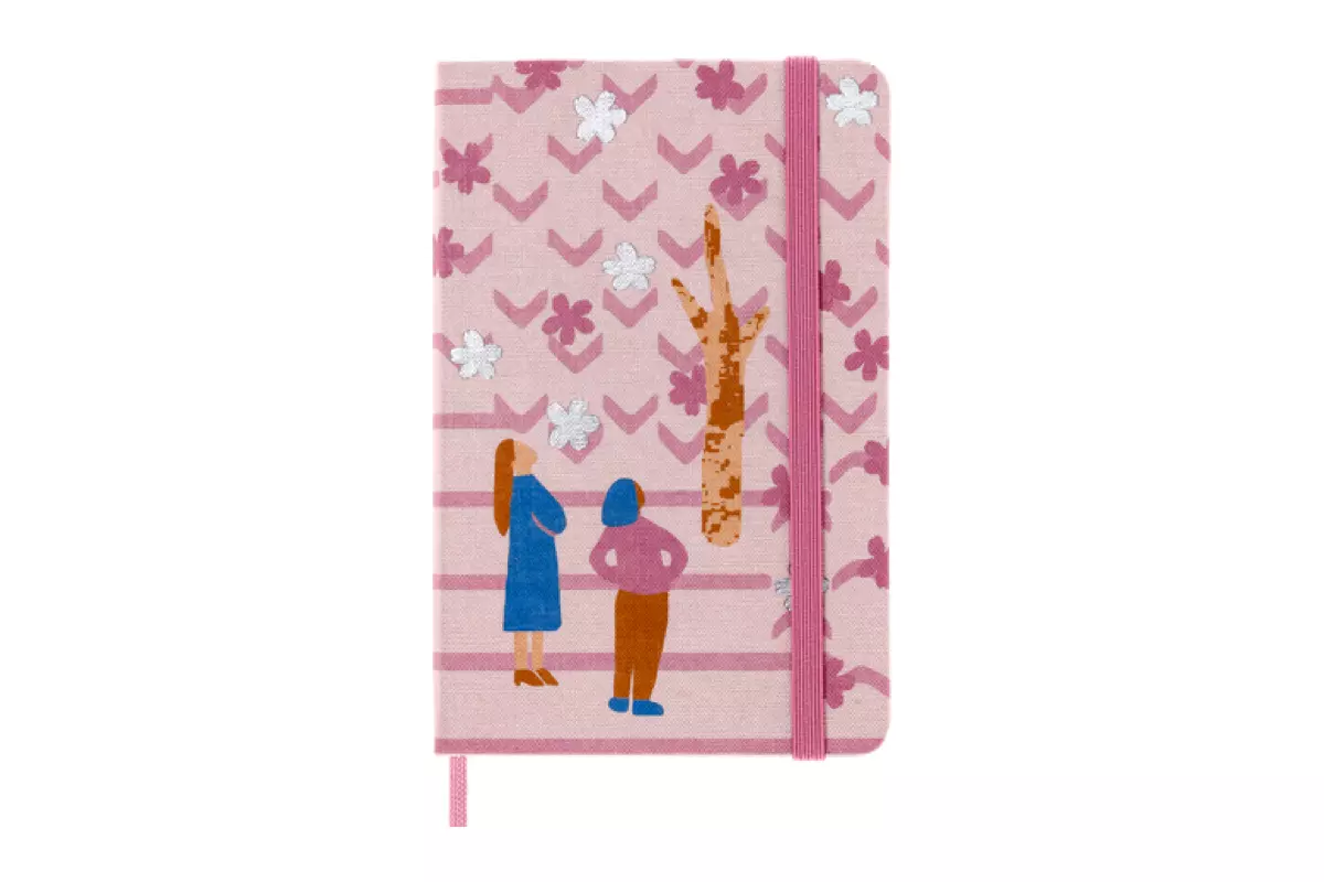 Een Moleskine Limited Edition Sakura Notebook Ruled Hardcover Pocket - "Couple" koop je bij Moleskine.nl