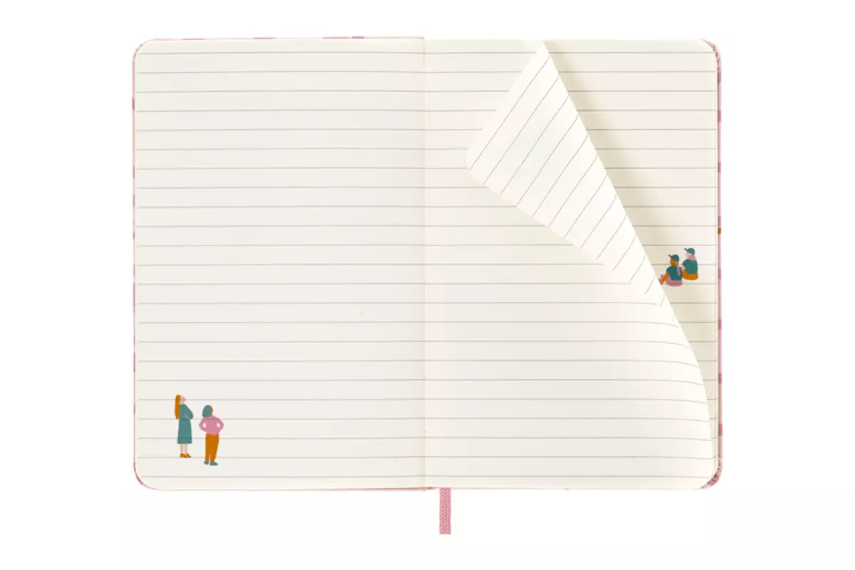 Een Moleskine Limited Edition Sakura Notebook Ruled Hardcover Pocket - "Couple" koop je bij Moleskine.nl