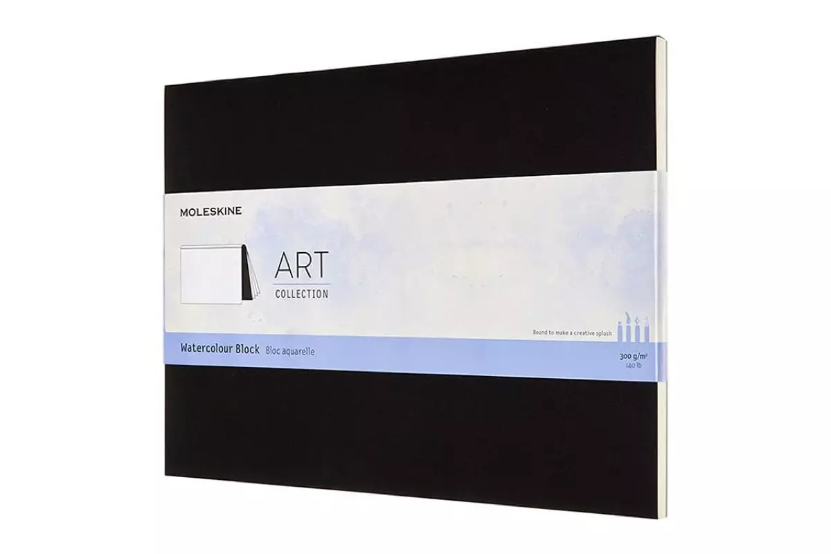 Een Moleskine Art Collection Watercolour Block 23X31 Black koop je bij Moleskine.nl