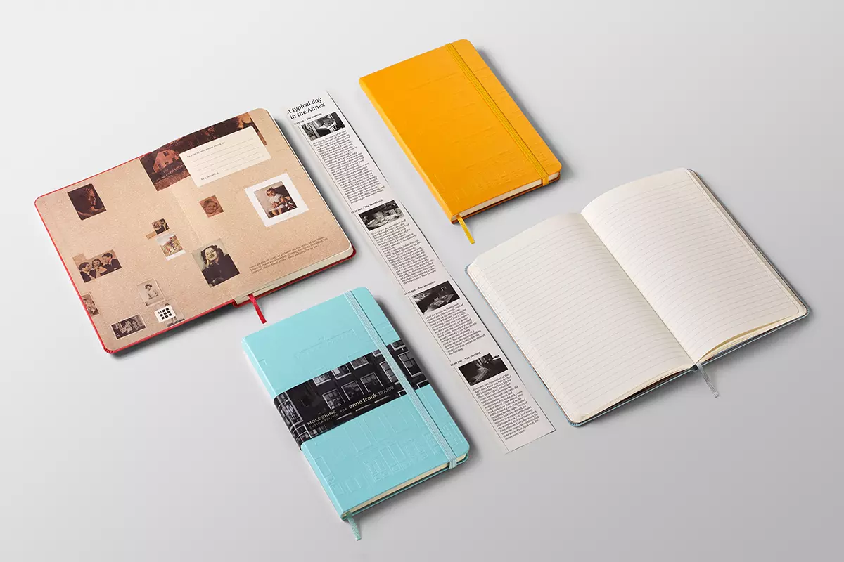 Een Moleskine x Anne Frank House Notebook Ruled Hardcover Large Mint Green koop je bij Moleskine.nl