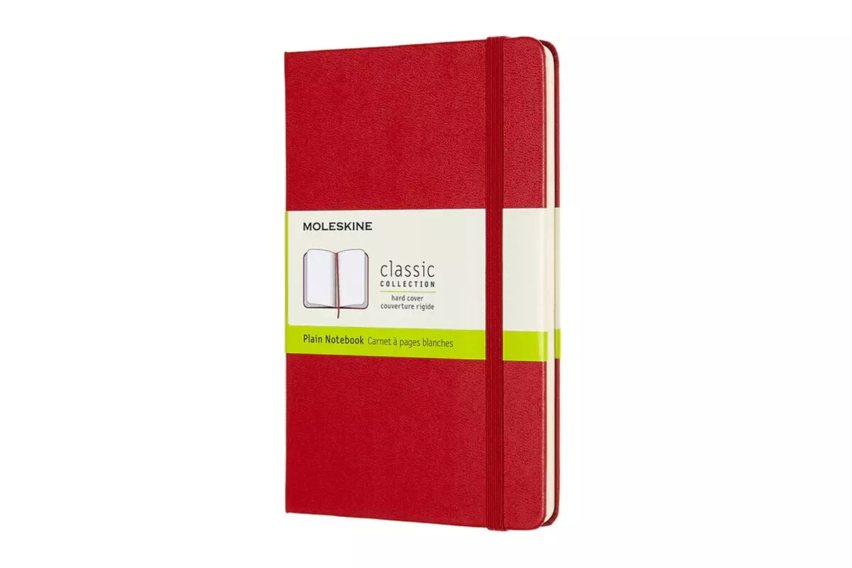 Een Moleskine Plain Hard Cover Notebook Medium Red koop je bij Moleskine.nl