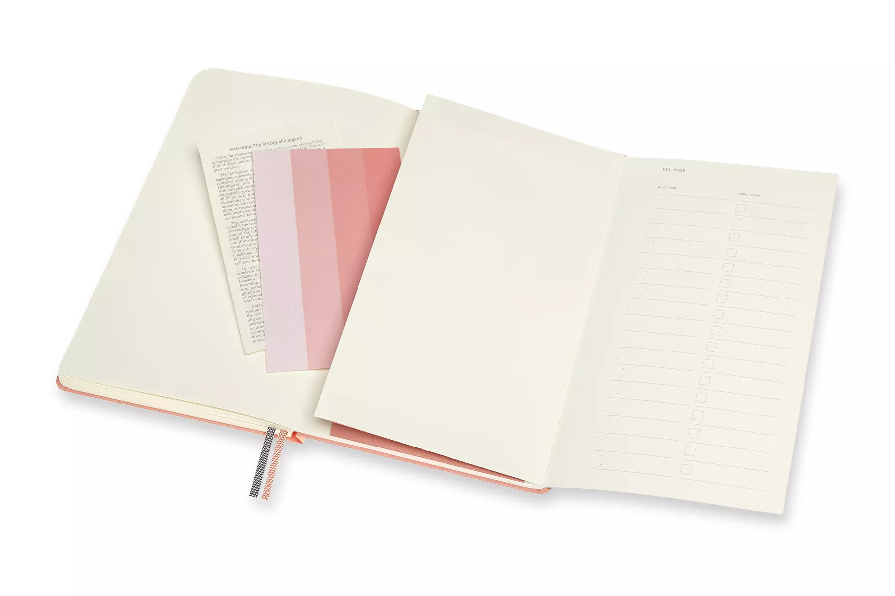 Een Moleskine Art Bullet Notebook Large Coral Pink koop je bij Moleskine.nl