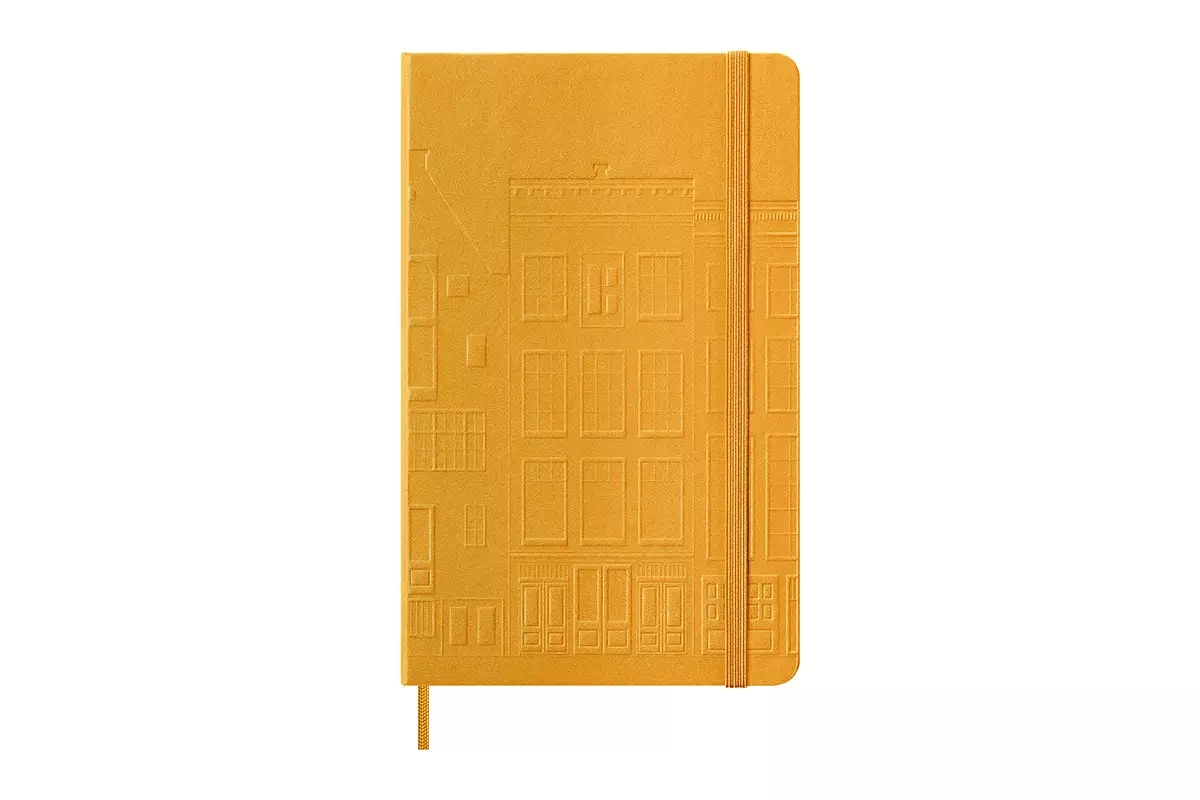 Een Moleskine x Anne Frank House Notebook Ruled Hardcover Large Mustard Yellow koop je bij Moleskine.nl