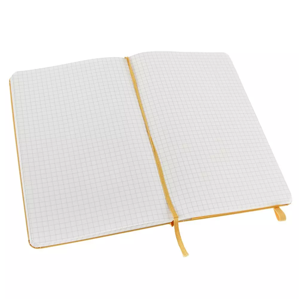 Een Moleskine Classic Squared Hardcover Notebook Pocket Orange Yellow koop je bij Moleskine.nl